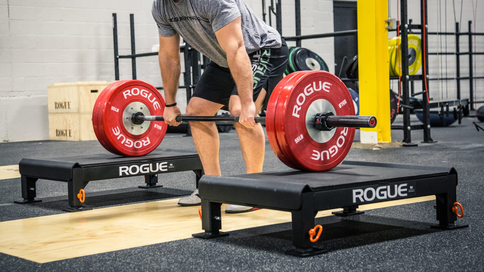 Rogue Metal Pulling Blocks Strength Training Rogue Fitness